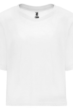 Roly CA6687 - Stylish Cropped Loose-Fit Womens Short-Sleeve Tee
