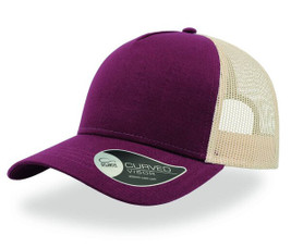Atlantis AT085 - Atlantis 5-Panel Baumwoll Trucker Cap für Sport & Freizeit