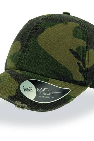 Atlantis AT143 - Vintage Style Distressed Dad Cap with Metal Buckle