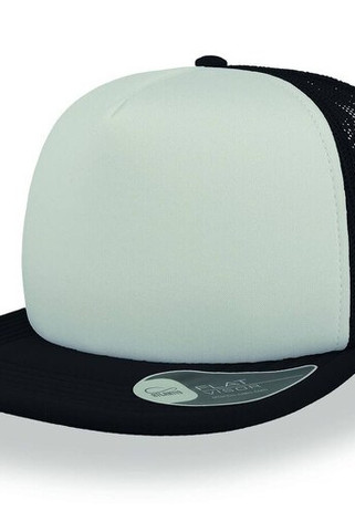 Atlantis AT145 - Classic 90s Style Snapback Cap with Squared Visor