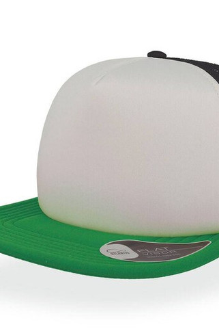 Atlantis AT145 - Classic 90s Style Snapback Cap with Squared Visor