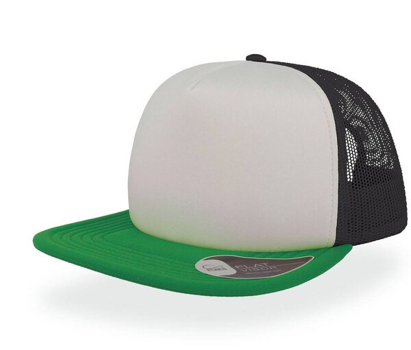 Atlantis AT145 - Classic 90s Style Snapback Cap with Squared Visor