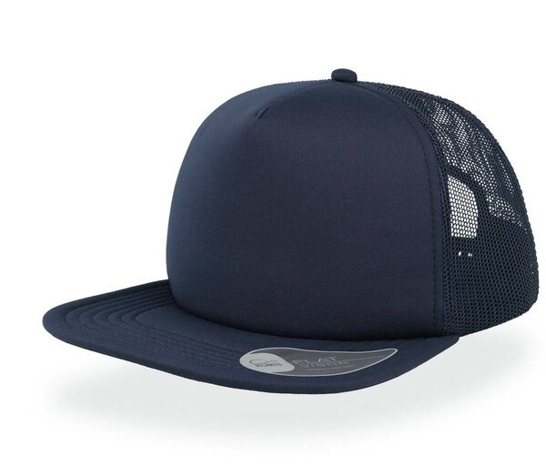 Atlantis AT145 - Classic 90s Style Snapback Cap with Squared Visor