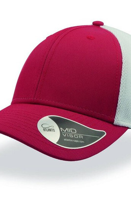 Atlantis AT147 - Versatile Mid-Visor 6-Panel Cap with Velcro Closure