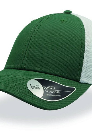 Atlantis AT147 - Versatile Mid-Visor 6-Panel Cap with Velcro Closure