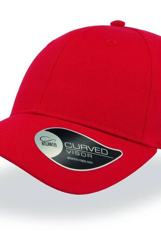 Atlantis AT148 - Classic Curved Visor 6-Panel Cap with Metal Buckle