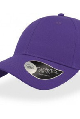 Atlantis AT148 - Classic Curved Visor 6-Panel Cap with Metal Buckle