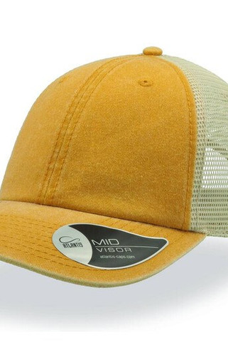 Atlantis AT158 - Καπέλο με Πάνελ από Βαμβάκι Chino & Πολυεστέρα Vintage