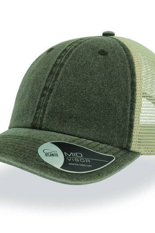 Atlantis AT158 - Vintage Chino Cotton & Polyester Panel Cap