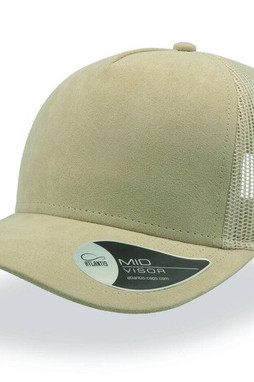 ATLANTIS AT196 - Casquette style trucker en faux daim
