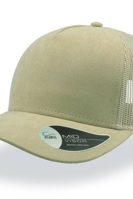 Atlantis AT196 - Chino Cotton Blend Suede-Look Cap