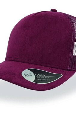 ATLANTIS AT196 - Casquette style trucker en faux daim