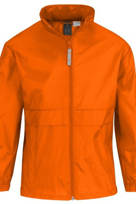 B&C BC301 - Jachetă de vânt compactă din nylon cu glugă ascunsă