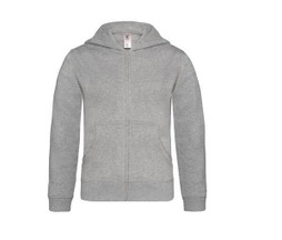 B&C BC504 - Suor capucado zippé enfant