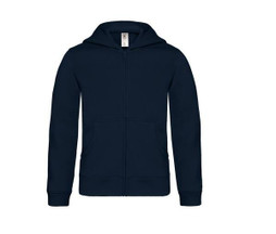 B&C BC504 - Suor capucado zippé enfant