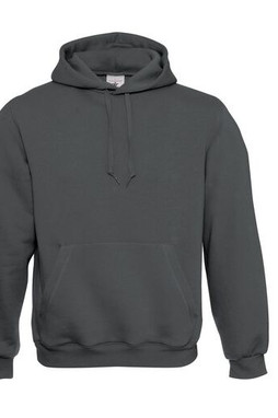 B&C BC510 - Felpa con cappuccio da uomo in cotone con tasca a marsupio