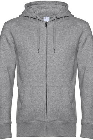 B&C BCU03K - Luxury Comfort Cotton Blend Zipped Hoodie