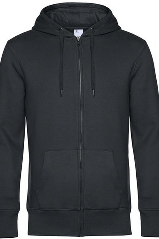 B&C BCU03K - Hoodie met Rits Mannen KING