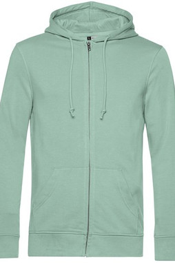 B&C BCU35B - Organic Hoodie met rits