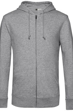 B&C BCU35B - Organic Zipped Hoodie