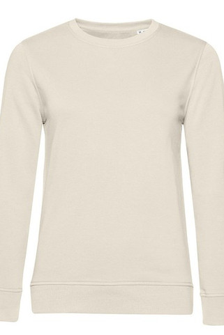 B&C BCW32B - Hanorac pentru femei cu guler rotund din bumbac organic