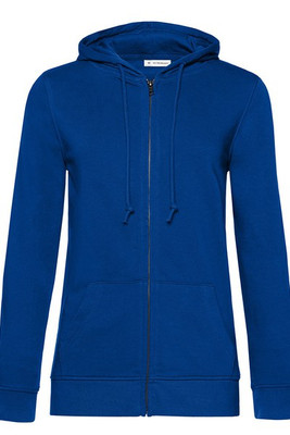 B&C BCW36B - Organic Dames Hoodie met Rits