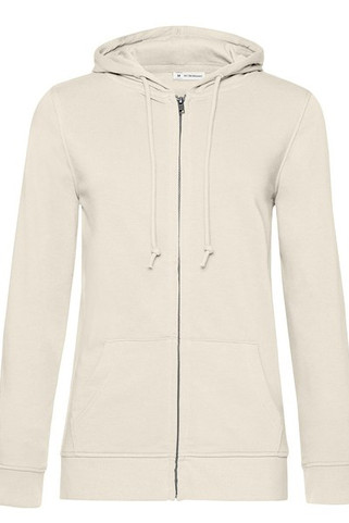 B&C BCW36B - Hanorac cu fermoar pentru femei din bumbac organic