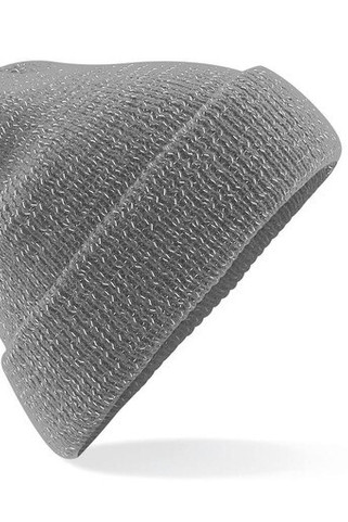 Beechfield BF407 - High Visibility Reflective Knit Beanie Hat