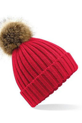 Beechfield BF412 - Groot gaas Pop Pom muts
