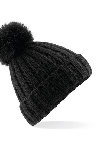 Beechfield BF413 - Verbier large mesh Pop Pom beanie