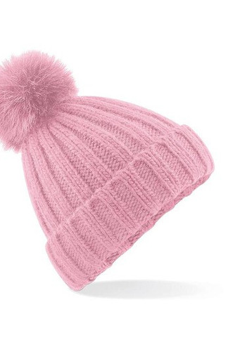 Beechfield BF413 - Verbier large mesh Pop Pom beanie