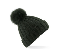 Beechfield BF413 - Verbier large mesh Pop Pom beanie