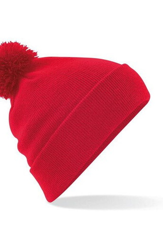 Beechfield BF426 - Elegant Faux Fur Pompom Beanie for All Seasons