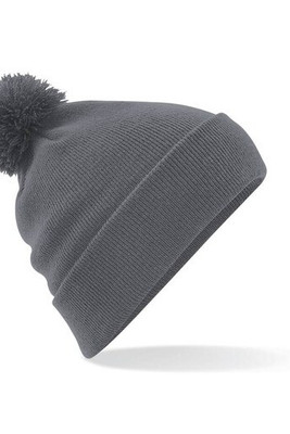 Beechfield BF426 - Elegant Faux Fur Pompom Beanie for All Seasons