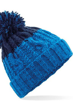 Beechfield BF437 - Luxurious Two-Tone Sheepskin Band Beanie