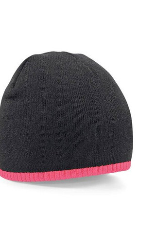Beechfield BF44C - Two-tone beanie knitted hat