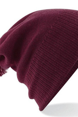 Beechfield BF450 - Cappello Invernale con Pompom Bicolore