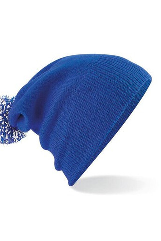 Beechfield BF450 - Trendy Two-Tone Pompom Winter Beanie