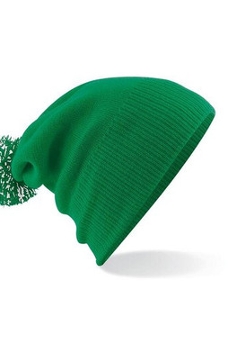 Beechfield BF450 - Bonnet Tendance avec Pompom Bicolore