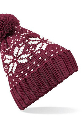 Beechfield BF456 - Fair Isle Snowstar Beanie Mütze