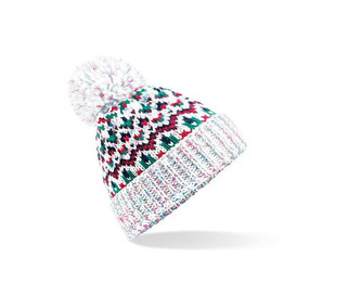 Beechfield BF458 - Beanie with Blizzard Pompon