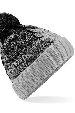 Beechfield BF459 - Luxuriöse Schattierte Beanie mit Kunstfellfutter