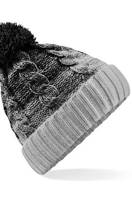 Beechfield BF459 - Luxurious Faux Fur Lined Pompon Beanie