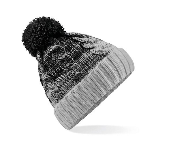 Beechfield BF459 - Luxuriöse Schattierte Beanie mit Kunstfellfutter