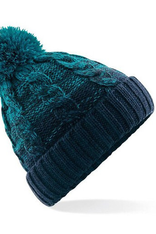 Beechfield BF459 - Bonnet Douillet à Pompon en Laine Synthétique