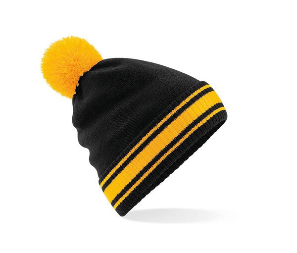 Beechfield BF472 - Beechfield BF472 Two-Tone Pompom Winter Beanie
