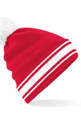 Beechfield BF472 - Beechfield Winter Beanie Met Pompom En Flap