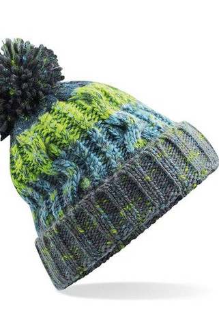 Beechfield BF486 - Bonnet Corkscrew avec pompon