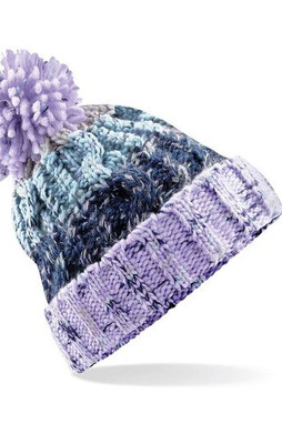 Beechfield BF486 - Corkscrew beanie with pompom