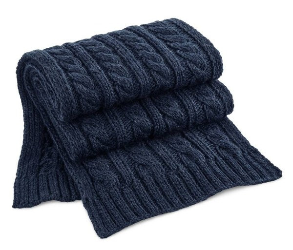 Beechfield BF499 - Beechfield Unisex Cozy Cable Knit Winter Scarf